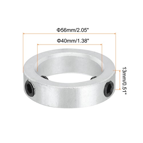 2 Colliers De Serrage 1 Pouce - Acier Carbone Zingué Argenté - Avec Vis De Fixation - Neuf