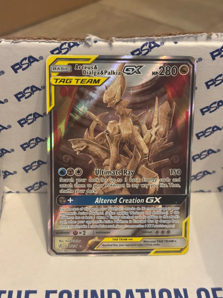Arceus & Dialga & Palkia GX 221/236 Sm-Cosmic Eclipse for sale | eBay