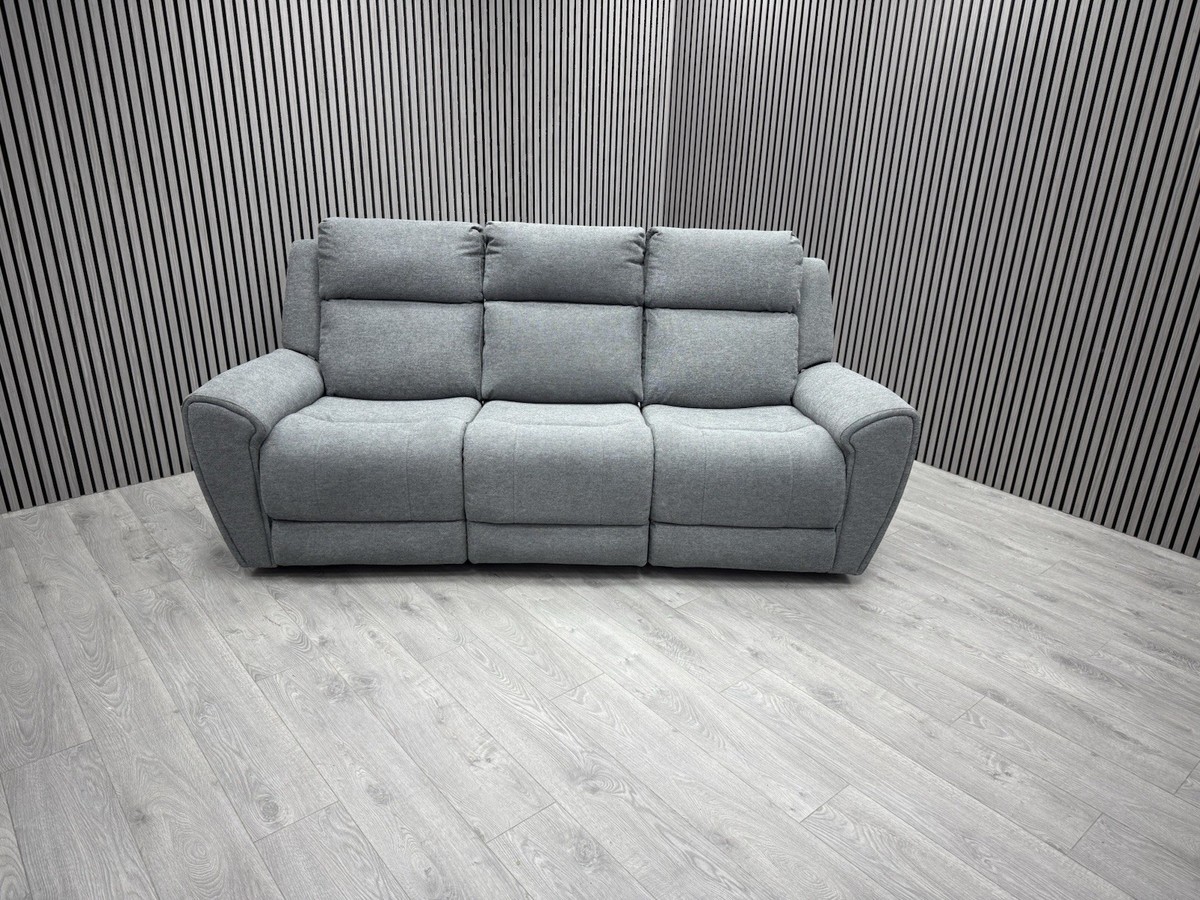 DFS SEATER SOFA IN FABRIC ELECTRIC RECLINER USB USB-C IN