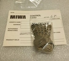 🔥🔥 6 PC MIWA (Anker) High Security  Magnetic Keys With CONTROL CARD 🔥🔥