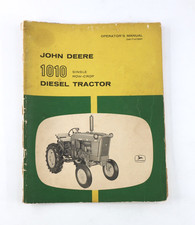 John Deere 1010 Row-Crop Utility Diesel Tractor OEM Owners / Operators Manual