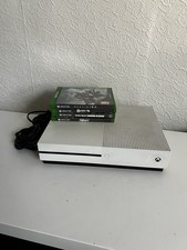 Microsoft Xbox One S 500GB White Console With 4 Games *No Controller*