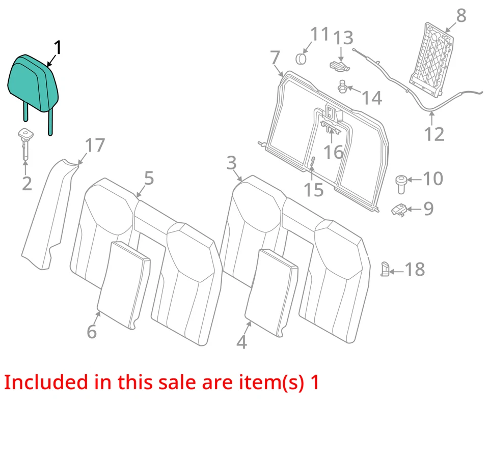 Reposacabezas delantero izquierdo o derecho BMW M4 G83 cuero naranja kyalami 2021-2025 OEM Foto 3 de 4