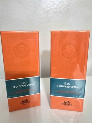 Hermes Eau D orange Verte Eau de Cologne Spray 3.3 fl.oz Men s Factory Sealed.
