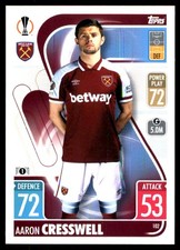 Aaron Cresswell 2021-22 Topps Match Attax C&EL #102 West Ham United FREE SHIP
