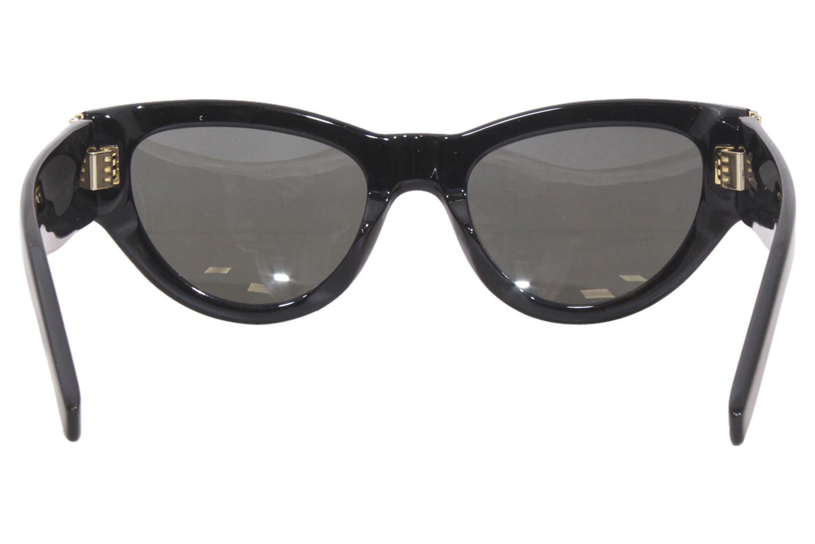 Saint Laurent SLM94 001 occhiali da sole donna lenti nero grigio stile occhio di gatto 53 mm