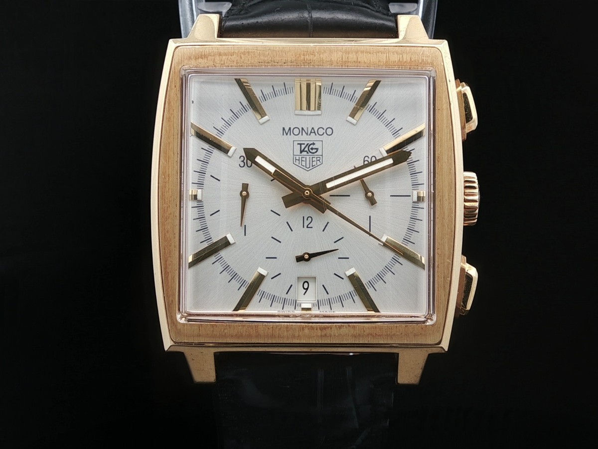 Tag Heuer Moncao 18k Yellow Gold 38mm Automatic Chronometer 