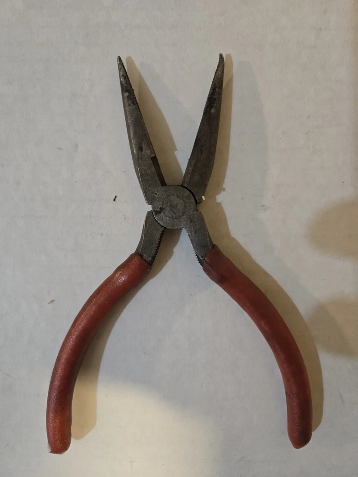 Vintage Stanley 84-121 6" Long Needle Nose Pliers USA Made Hand Tool - Image 3 of 4