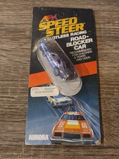 MOC AFX Speed Steer Mercury Road Blocker, Unpunched Card 6290 Vintage