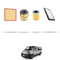 Hoffcar Set Service - 4 Filter Kompatibel Mit Nissan Primastar 2.5 DCI 99Kw D