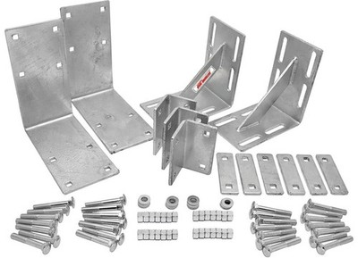 Extreme Max 3005.5522 Heavy-Duty 90° Corner Dock Hardware Kit - 1/2 Box