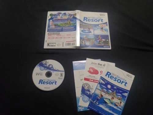 Wii Sports Resort Complete W Manual Reg Card And NM+ Disc Nintendo 2009