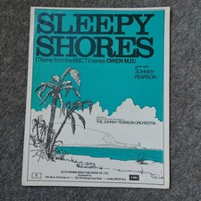 Sleepy Shores Johnny Pearson Owen MD Sheet Music VGC