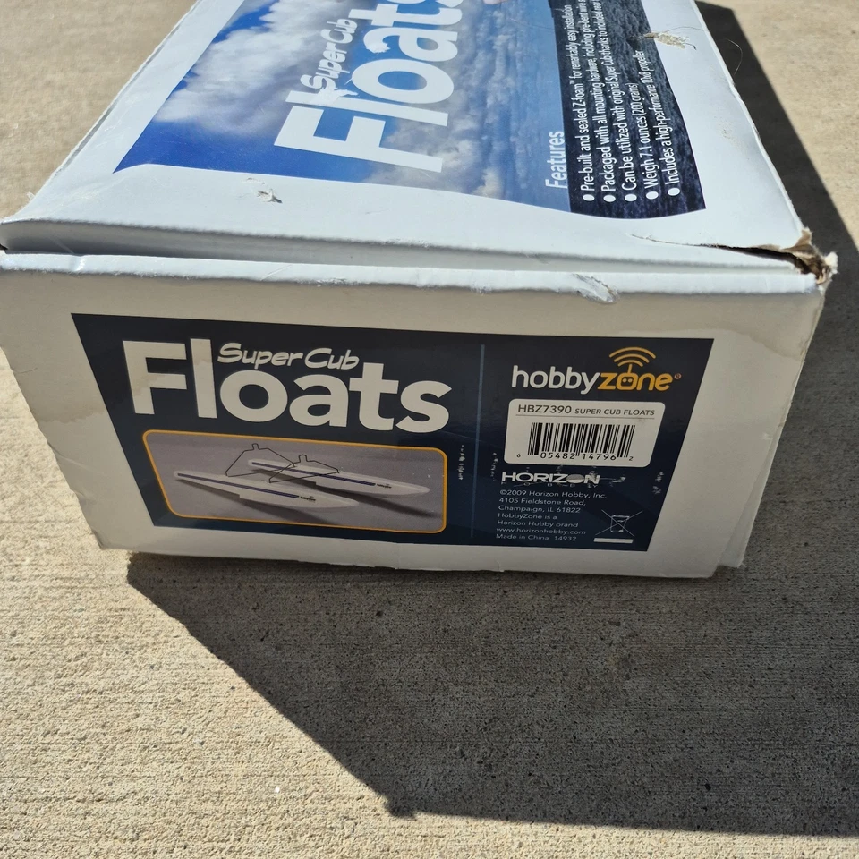 HobbyZone RC Airplane Float Set Super Cub LP Carbon Cub S+ Valiant HBZ7390 - Image 2 of 3