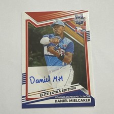 Daniel Mielcarek 2022 Panini Elite Extra Edition Dominican League AUTO #213- DPL