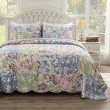 Greenland Home Fashions Greenland Home Emma Vintage Style Quilt Set 3-Piece