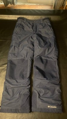 Columbia Sportswear Omni-Heat Insulated Snow Pants, Navy Blue, Size Large