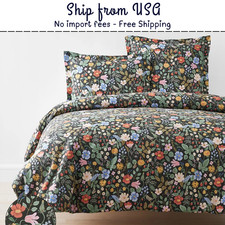 Rifle Paper Co. Strawberry Fields Classic Cool Cotton Percale Duvet Cover