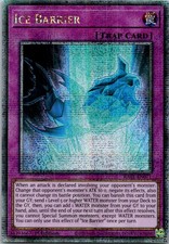 Yugioh Ice Barrier RA01-EN071 1st Edition Quarter Century Secret Rare NM