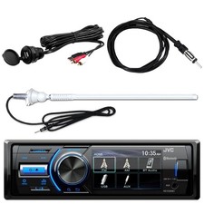 JVC KDX560BT Bluetooth Receiver, Radio Antenna, Wired Antenna, AUX Interface