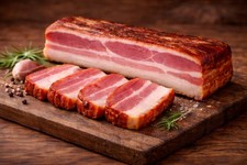 Geräucherter Bauchspeck vom Bauern | durchwachsener Speck zum Kochen  € 18,90/kg