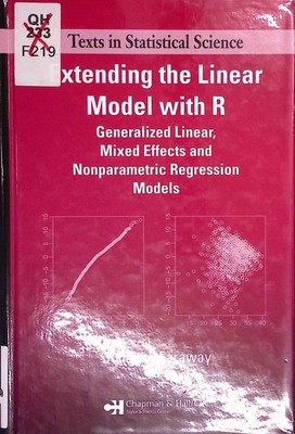 Extending the Linear Model With R: Generalized Linear, Mixed Effects and 2279386