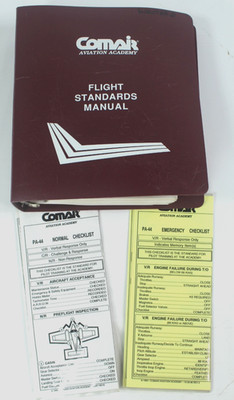 Comair PA44 - 180 Flight Standards Manual 1993 w/ Normal, Emergency Checklists