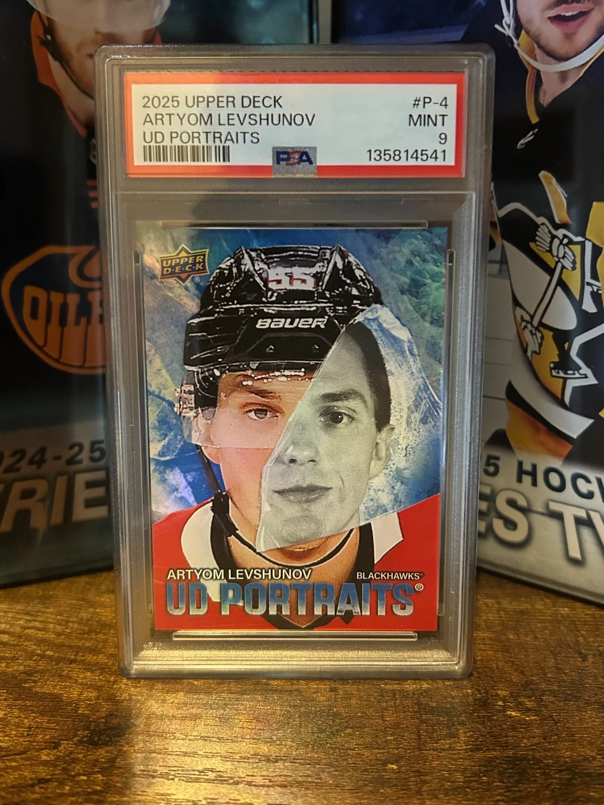 Deal for 2025-26 UPPER DECK ARTYOM LEVSHUNOV UD PORTRAITS ROOKIE #P-4 PSA 9 MINT