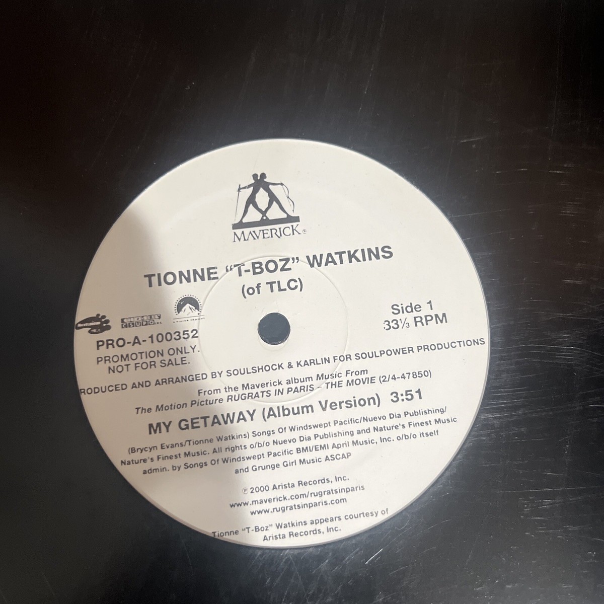 Tionne “T-Boz” Watkins - My Getaway 12” | eBay