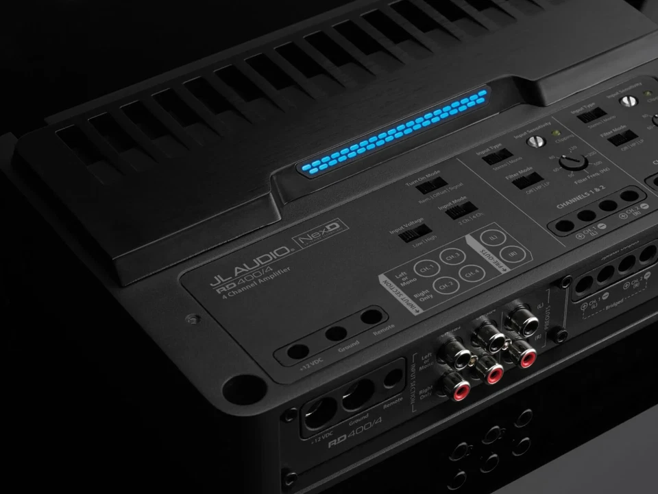 Amplificador de audio para automóvil JL Audio RD400/4 RD-Series 400W 4 canales clase D NUEVO Foto 2 de 4