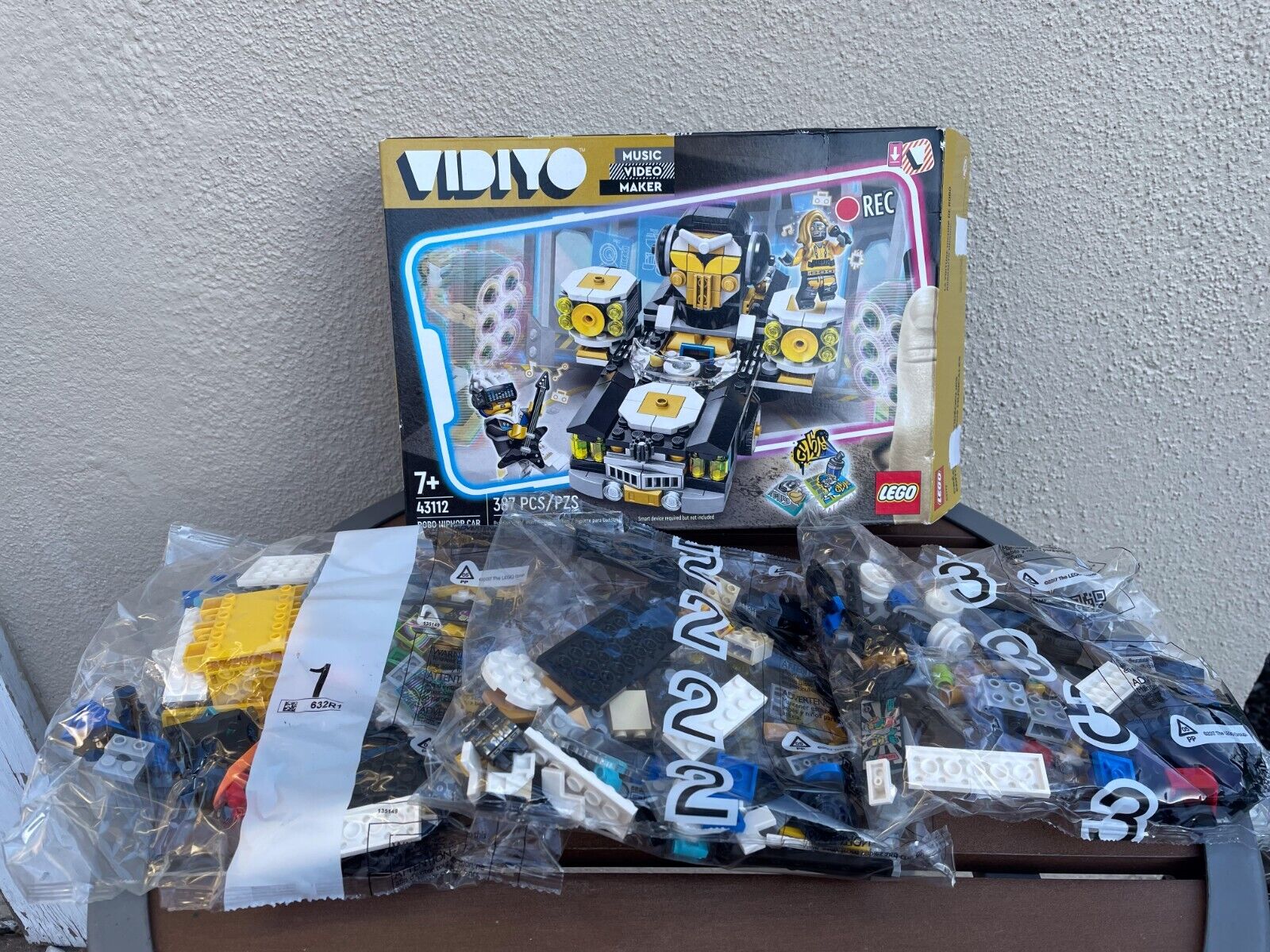 Lego Vidiyo 43112 Robo Hip Hop Car 387 Pcs OPEN BOX SEALED BAGS