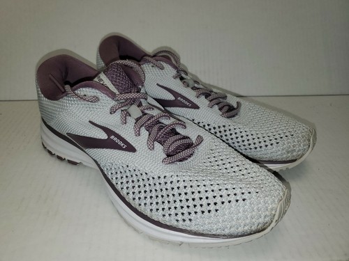 Brooks Revel 2 (1202811B194) Running Shoes - Women's Size 8.5B - Grey/Purple - Picture 2 of 5