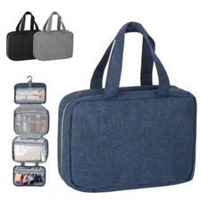 Large Hanging Travel Toiletry Bag, Portable Makeup Organizer, Cosmetic bag