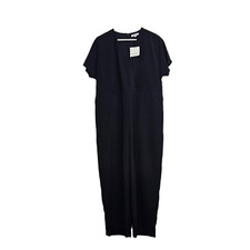 Great Plains Womens Jumpsuit Navy Blue 12 UK Sleeveless Wrap