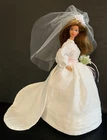 Vintage Barbie Doll Clone Custom Made Wedding Dress & Accessories