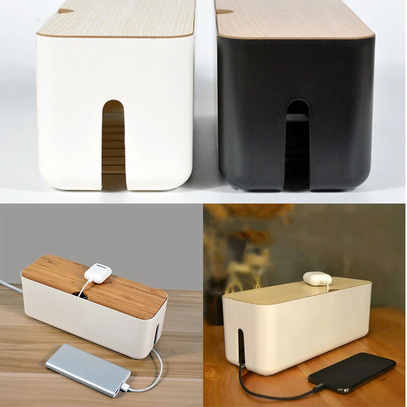Wire Organizer Storage Box Socket Safety Management Tidy Plug Cable - Image 1 of 4
