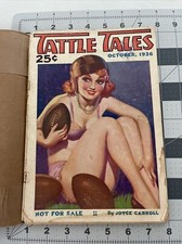 Tattle Tales Magazine October 1936 Detinuer Publishing Pulp Spicy Racy
