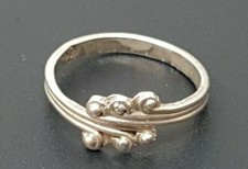 Vintage South Western Sterling silver band Rind size 5