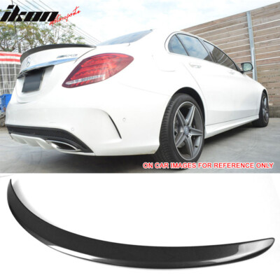 Fits 15-21 Benz W205 C Class Sedan AMG Style Trunk Spoiler Lip Painted #755 Gray