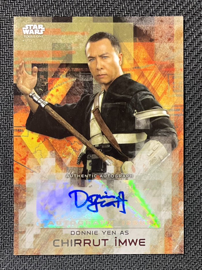 Topps STAR WARS SHIN HATI auto 07/10
