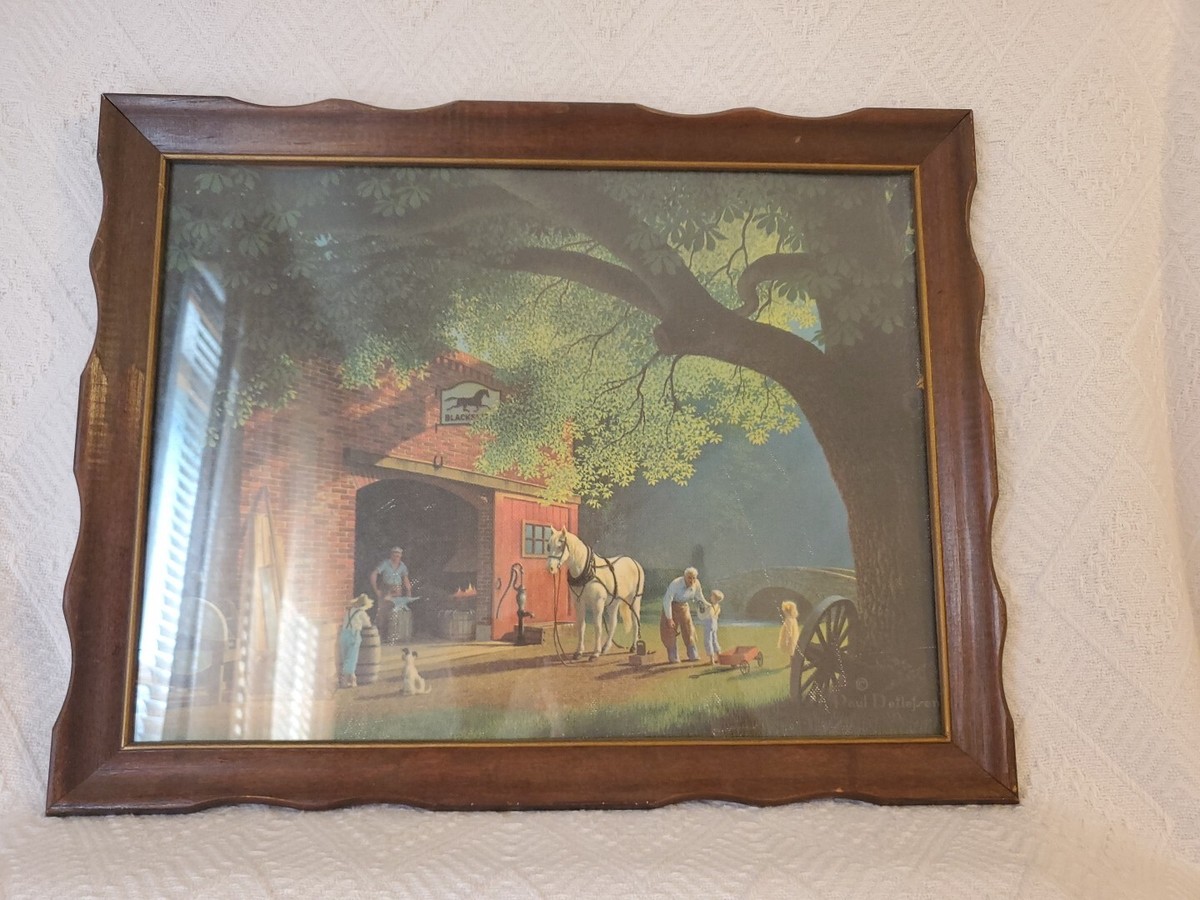 Paul Detlefsen絵画 Vintage Paul Detlefsen art print 
