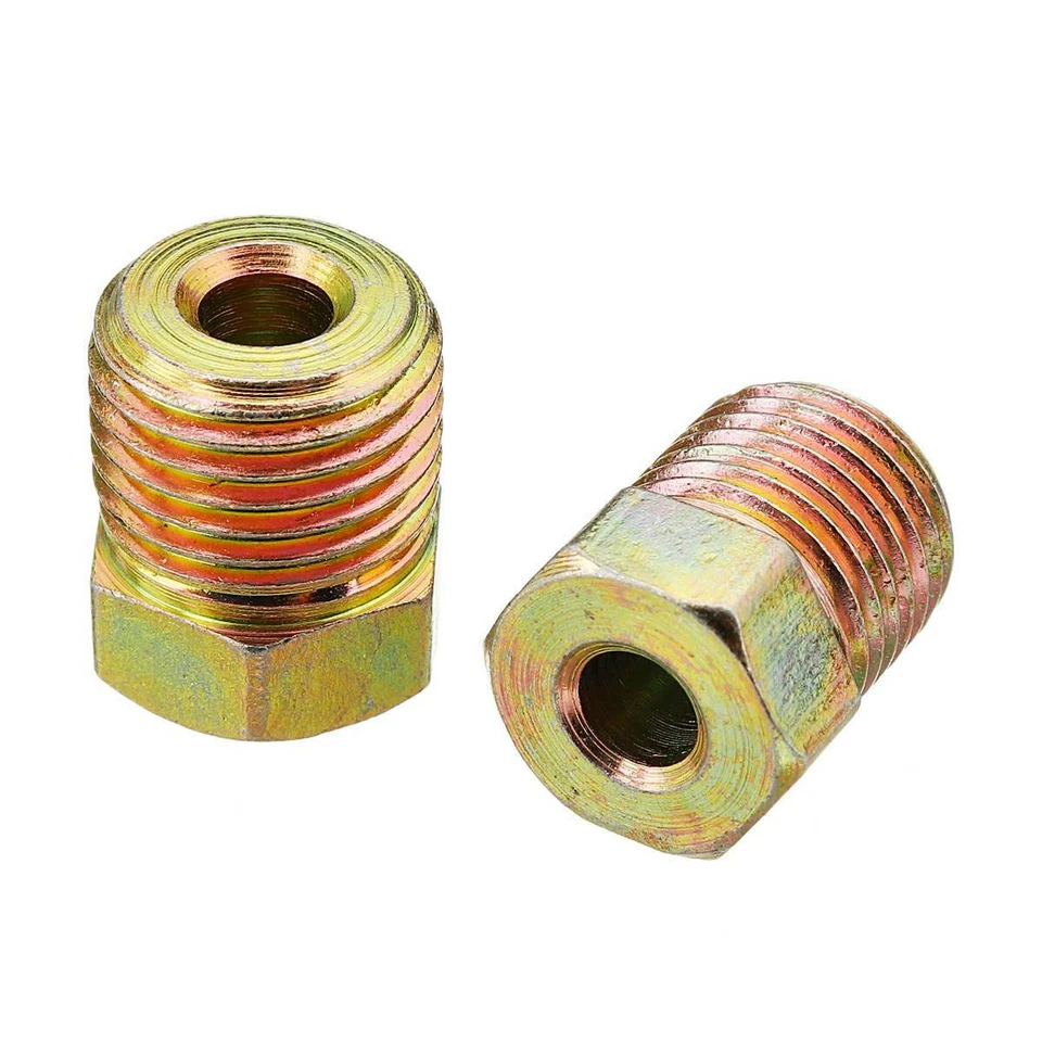 Manguera de freno de coche tubo antioxidante 3/16" 25 ft bobina rollo tubo manguera con tuercas de tubo Foto 4 de 4