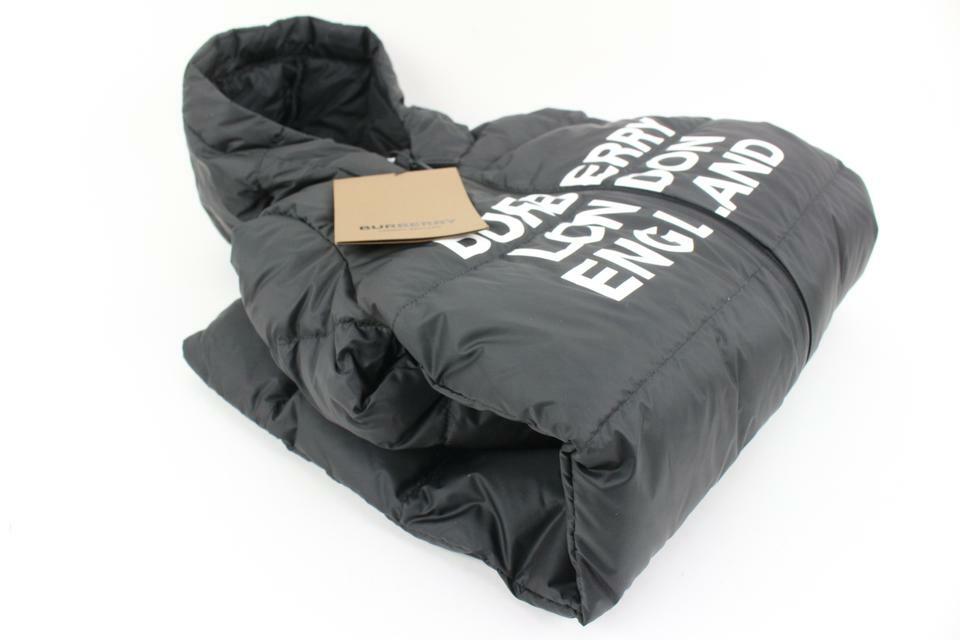 Burberry Size 18M 18 Months Black Logo Puffer Suit Snow Suit