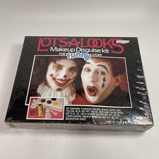 Vintage Halloween Lots-a-Looks Makeup Disguise Kit 1987 Clown NIB New Sealed