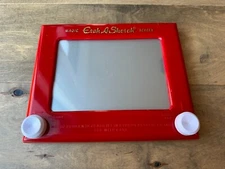 Magic Etch A Sketch Screen Red Model No: 33700 2016 Spin Master - Tested Working