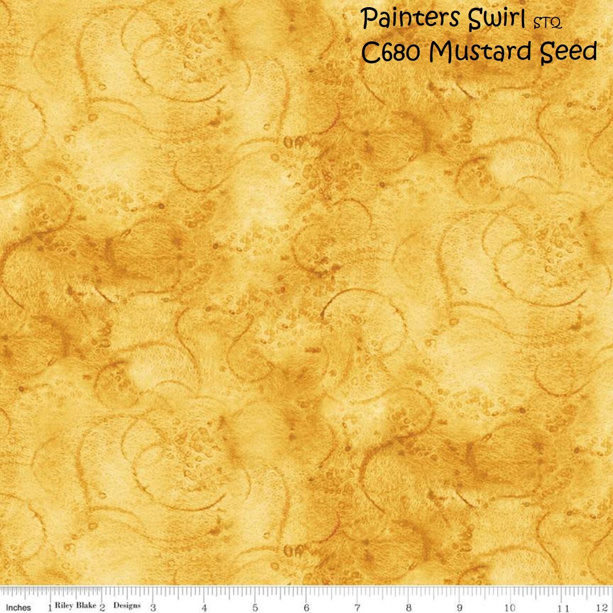 Painters Watercolor Swirl Blender cotton fabric Riley Blake 