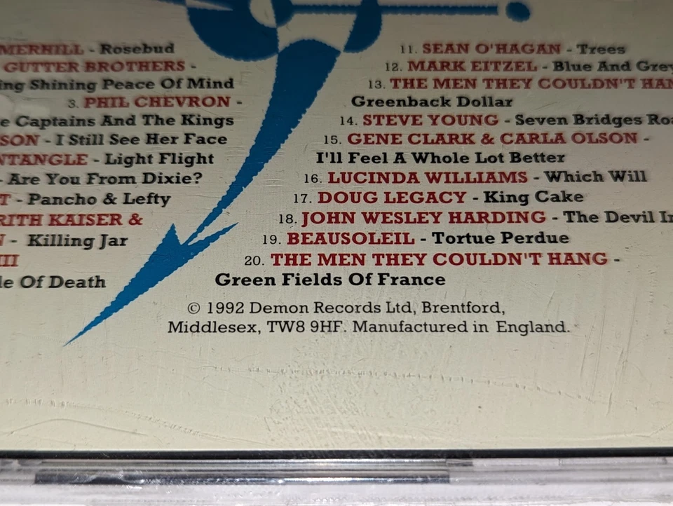 *NEW/SEALED* Life in the Folk Lane CD 1992 Demon Records John Fahey/Beausoleil+ - Image 3 of 4