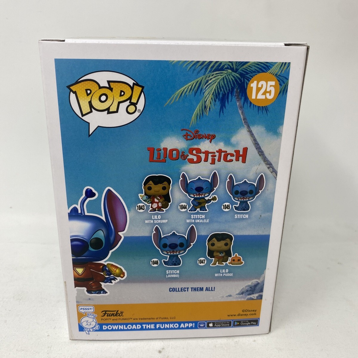 Funko Pop! Stitch Experiment 626 Metallic (Disney Lilo & Stitch