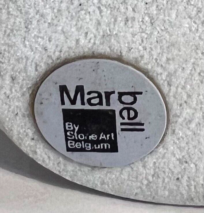 MARBELL by STONE ART BELGIUM LITTLE GIRL or BOY FIGURINE STATUE Vintage