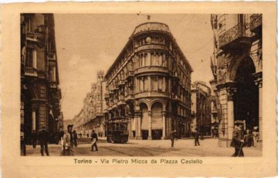 CPA AK TORINO Via Pietro Micca da Piazza Castello ITALY (540401)